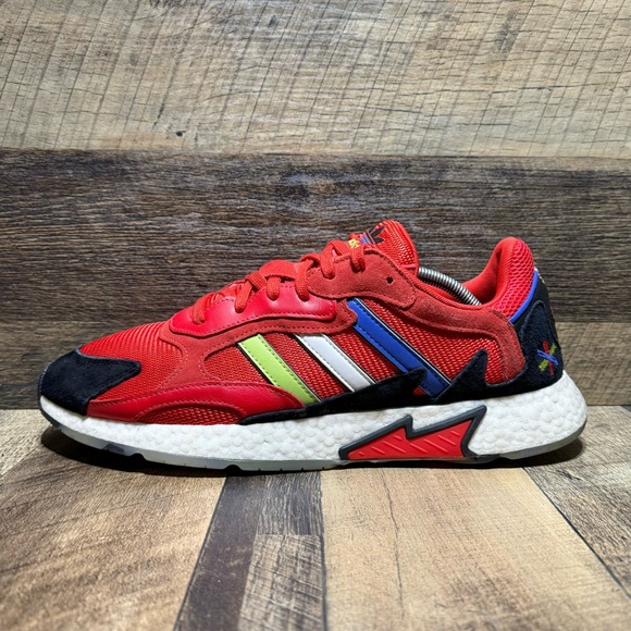 Adidas Originals Tresc Run Red Athletic Sneakers Men’s Size 13 - Picture 6 of 11